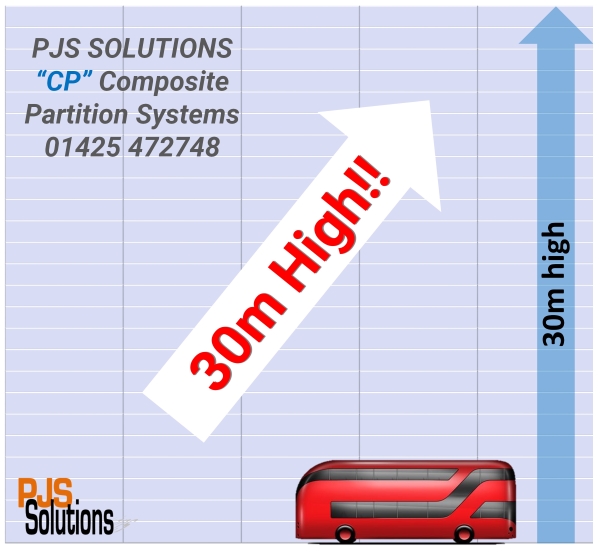 PJS Solutions “CP” COMPOSITE PANEL Partition Systems